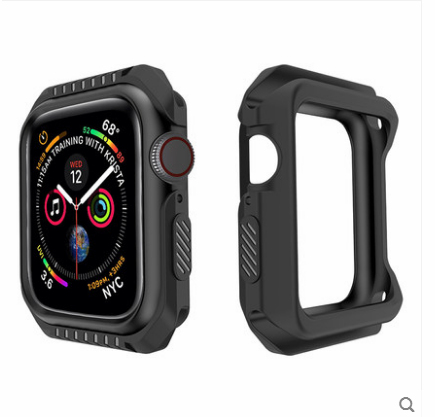 Apple Watch Series 1 Skal Silikon Fallskydd Blå Frame Fodral Köpa