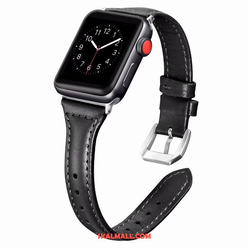 Apple Watch Series 3 Skal Bra Purpur Äkta Läder Köpa