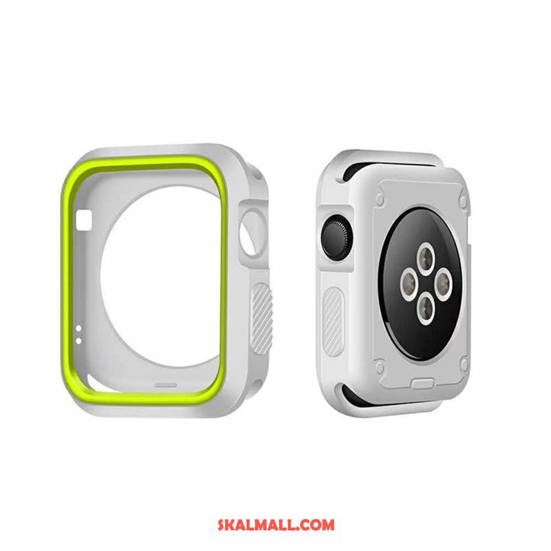 Apple Watch Series 4 Skal Fallskydd Tillbehör Frame Silikon Mjuk Rea