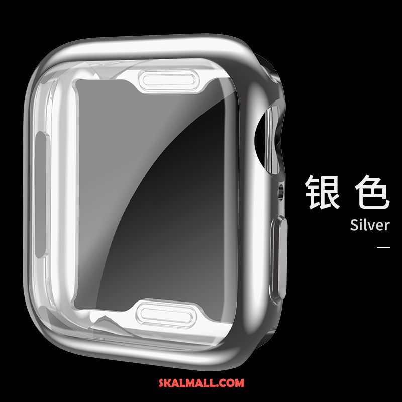 Apple Watch Series 4 Skal Plating Svart Skydd Mjuk All Inclusive Online