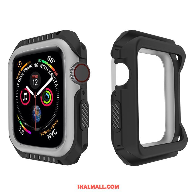 Apple Watch Series 4 Skal Sport Frame Tillbehör Bicolor Silikon Rabatt