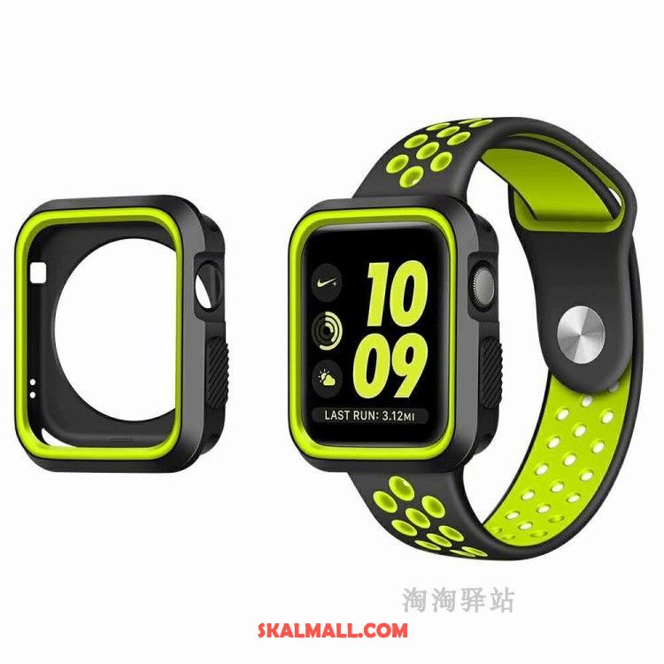 Apple Watch Series 5 Skal Mjuk Andningsbar Fallskydd Silikon Sport Fodral Billig