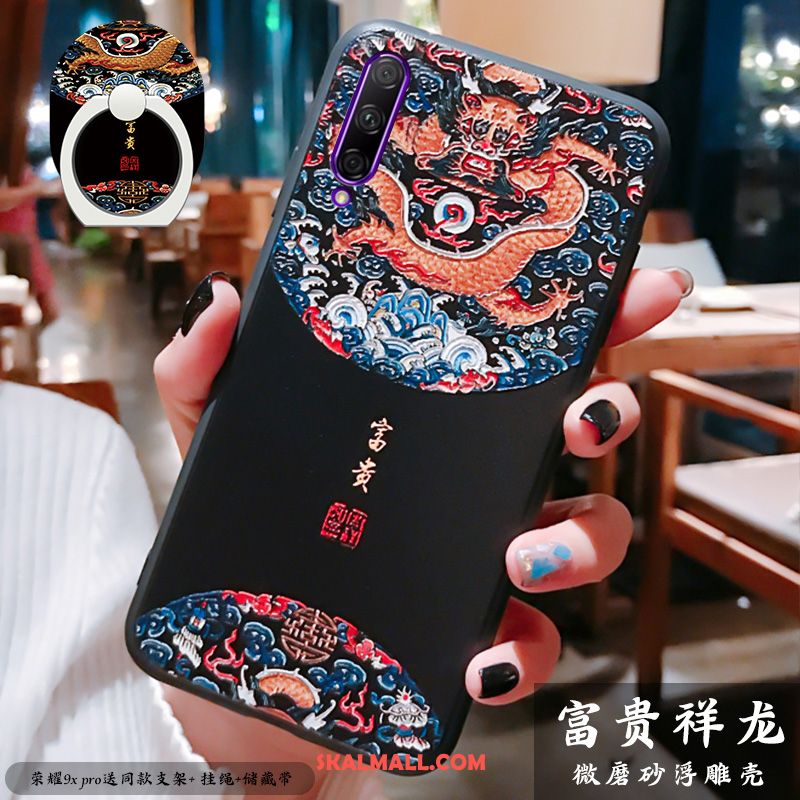Honor 9x Pro Skal Silikon Kinesisk Stil Mobil Telefon Mjuk Lättnad Billiga