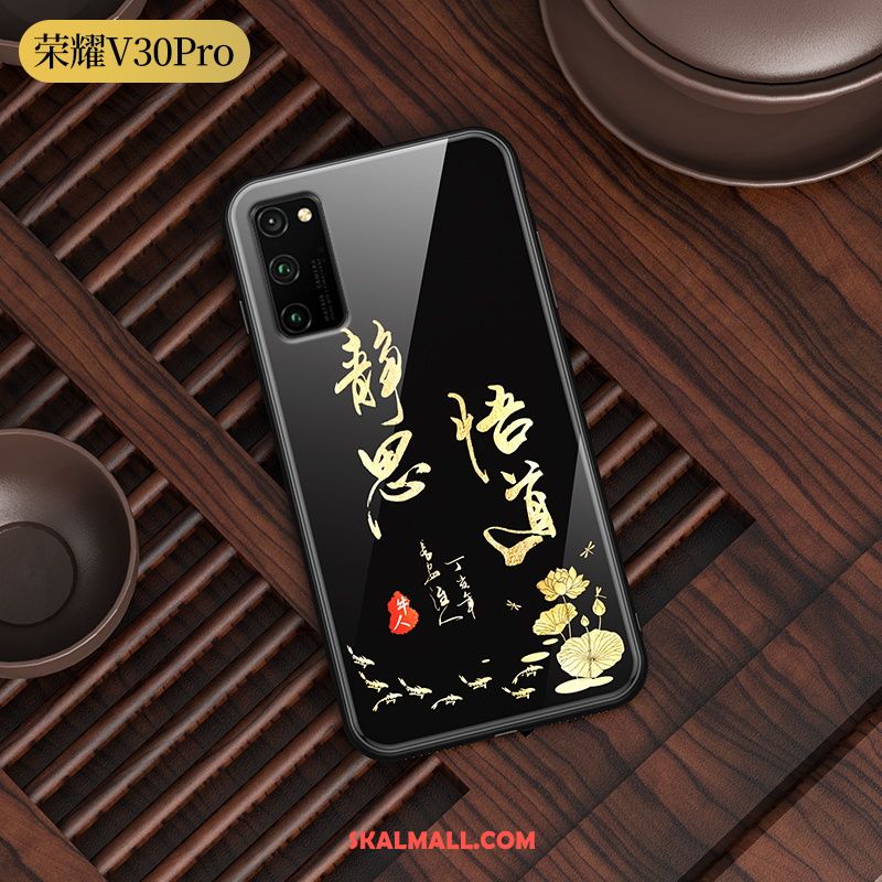 Honor View30 Pro Skal Kinesisk Stil Kreativa Mobil Telefon Svart Par Online