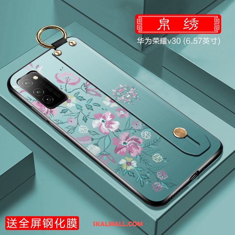 Honor View30 Skal Skydd Kinesisk Stil Mobil Telefon Fallskydd Purpur Fodral Billigt