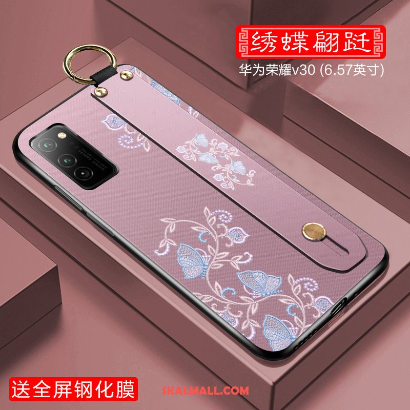 Honor View30 Skal Skydd Kinesisk Stil Mobil Telefon Fallskydd Purpur Fodral Billigt