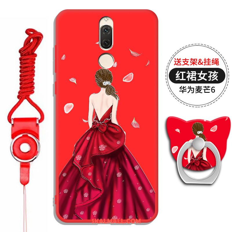 Huawei Mate 10 Lite Skal Mjuk Röd Personlighet Mobil Telefon Fodral Rea