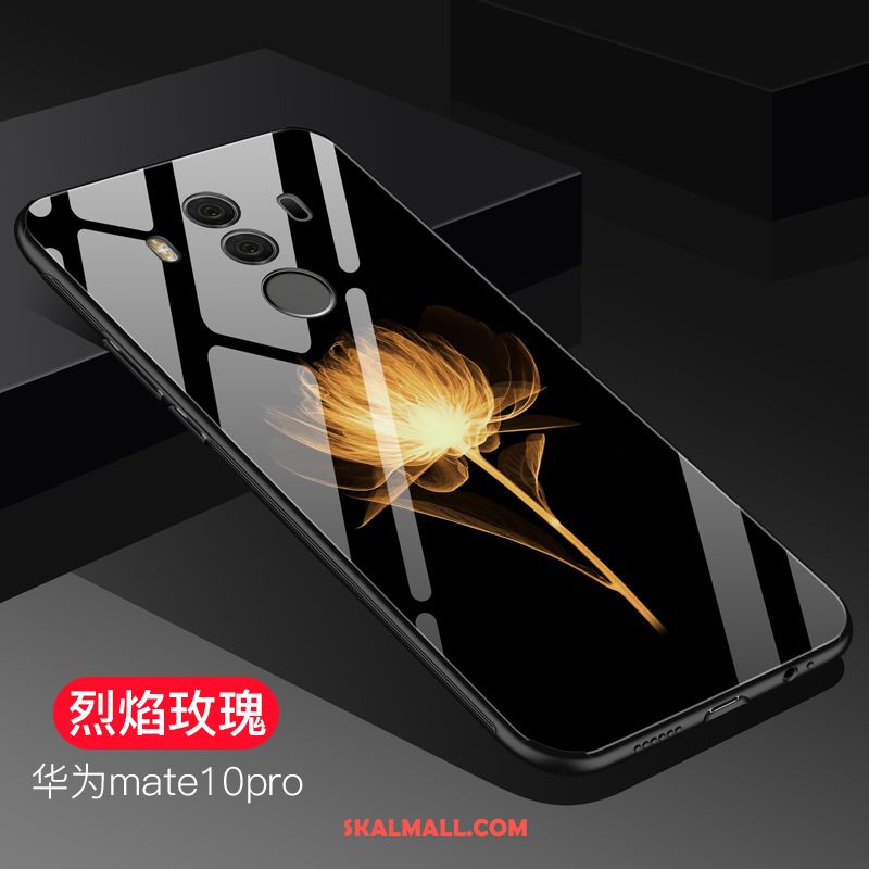 Huawei Mate 10 Pro Skal Mobil Telefon Personlighet Glas Svart Mjuk Rea