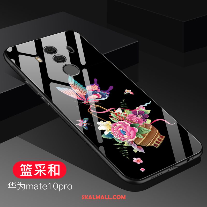 Huawei Mate 10 Pro Skal Mobil Telefon Personlighet Glas Svart Mjuk Rea