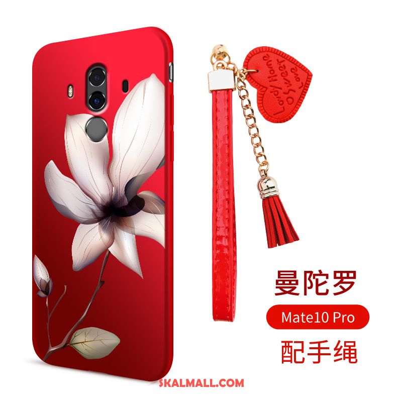 Huawei Mate 10 Pro Skal Trend Varumärke Röd Personlighet Mode Kreativa Fodral Billiga