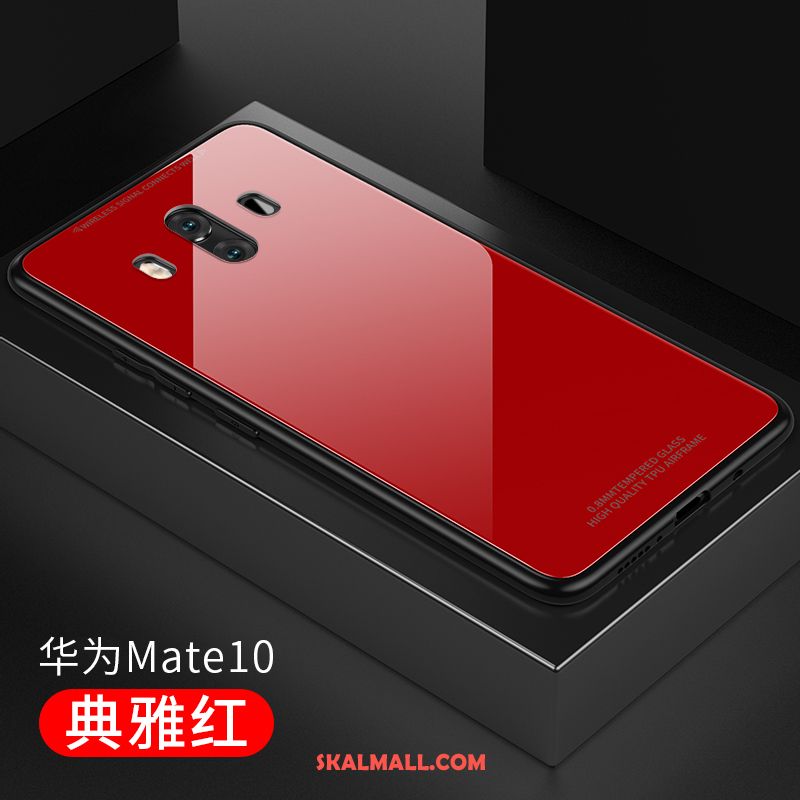 Huawei Mate 10 Skal Hård Trend Glas Mobil Telefon Vit Köpa