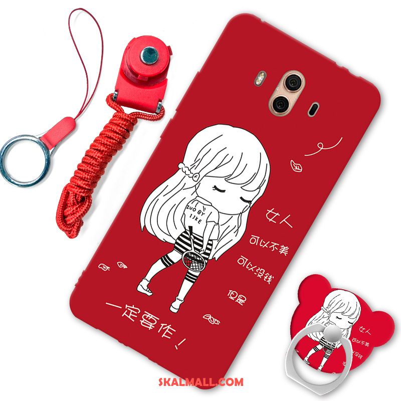 Huawei Mate 10 Skal Mobil Telefon Silikon Trend Varumärke Röd Kreativa Billiga