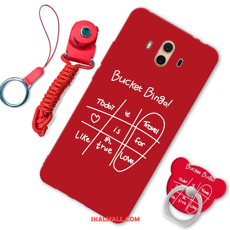 Huawei Mate 10 Skal Mobil Telefon Silikon Trend Varumärke Röd Kreativa Billiga