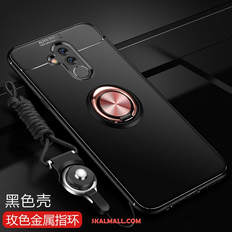 Huawei Mate 20 Lite Skal Mode Skydd Hängande Nacke Fallskydd Svart Rea
