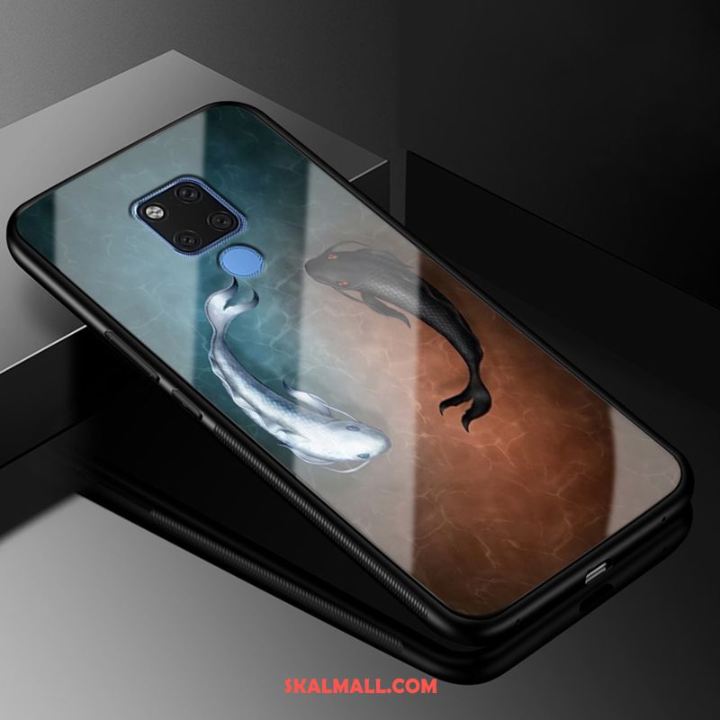 Huawei Mate 20 Skal Personlighet Mobil Telefon Tecknat Kreativa Glas Billig