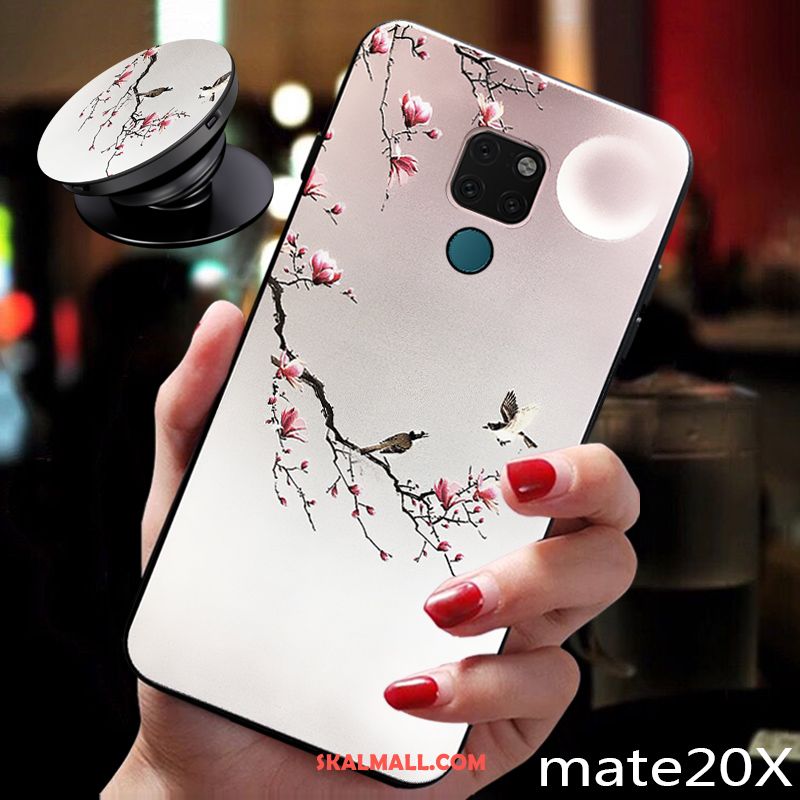 Huawei Mate 20 X Skal Blå All Inclusive Mobil Telefon Net Red Skydd Till Salu