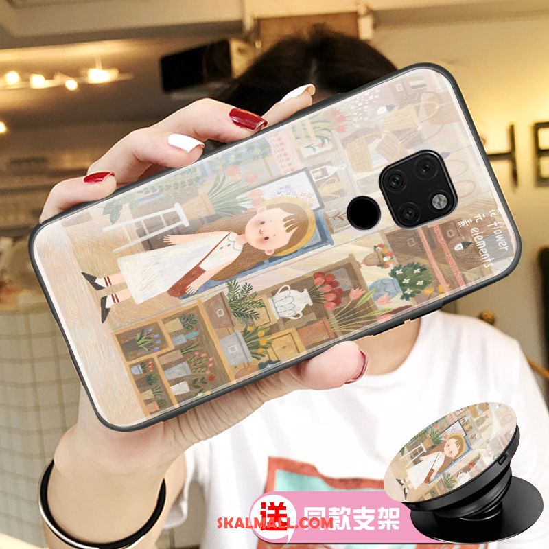 Huawei Mate 20 X Skal Mobil Telefon Tecknat Net Red Skydd Glas Till Salu