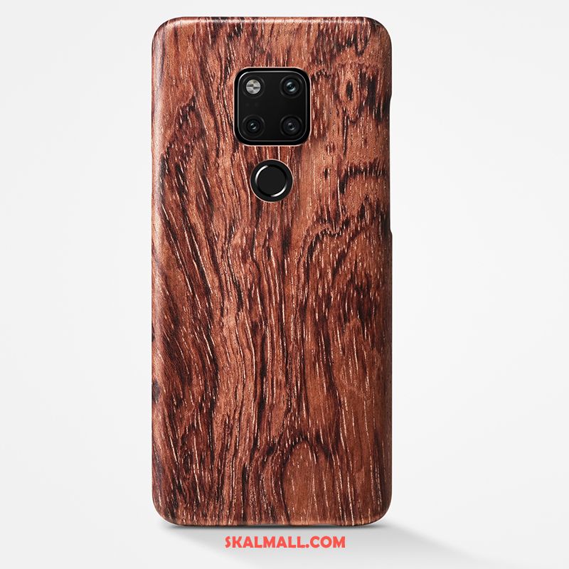 Huawei Mate 20 X Skal Trä Mobil Telefon Ny Wood Nubuck Fodral Billigt