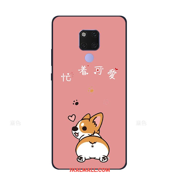 Huawei Mate 20 X Skal Vacker Rosa Kreativa Hund Trend Fodral Online