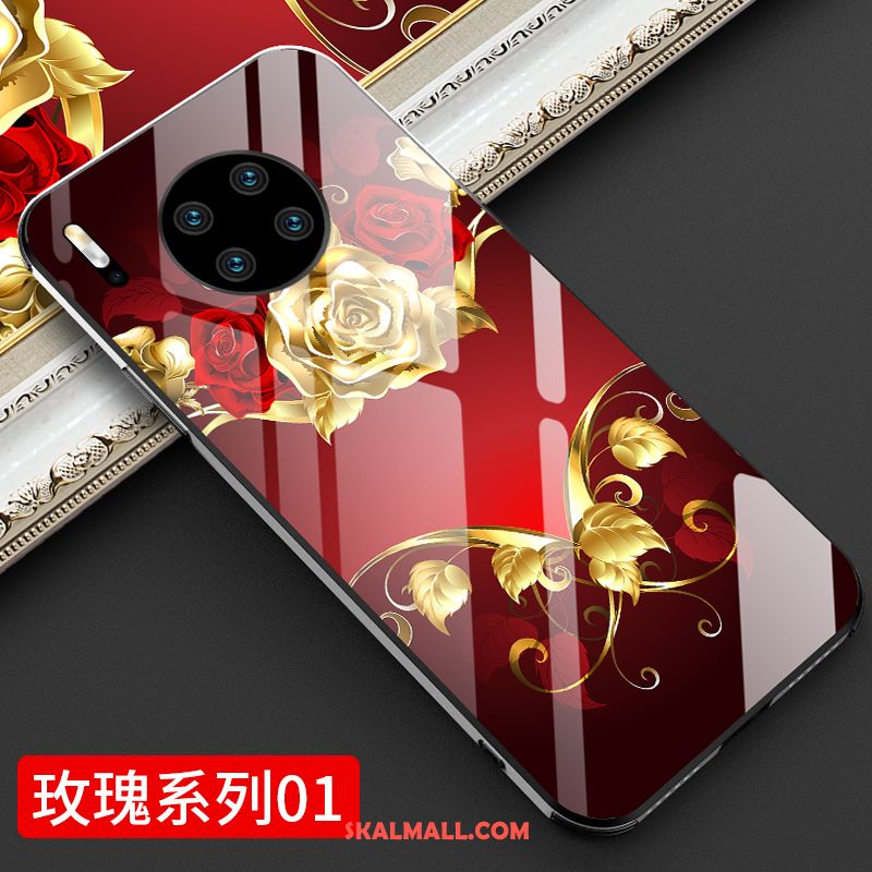 Huawei Mate 30 Pro Skal All Inclusive Trend Varumärke Glas Fallskydd Spegel Rea