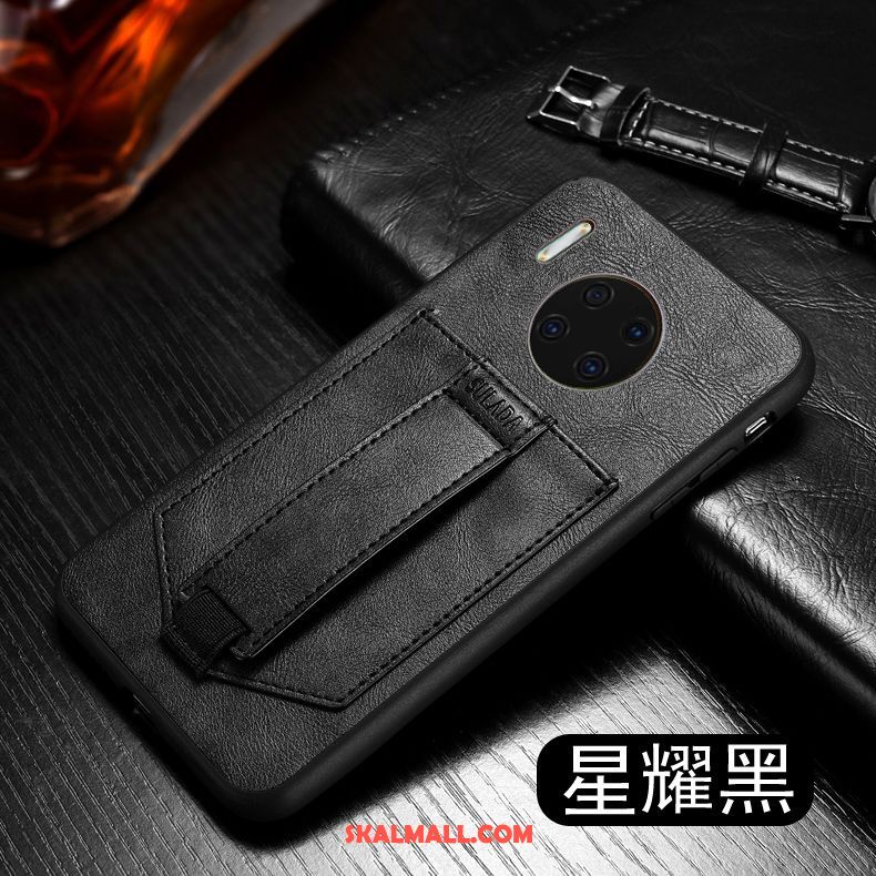 Huawei Mate 30 Pro Skal Mobil Telefon Högt Utbud Fallskydd Support Läderfodral Rea