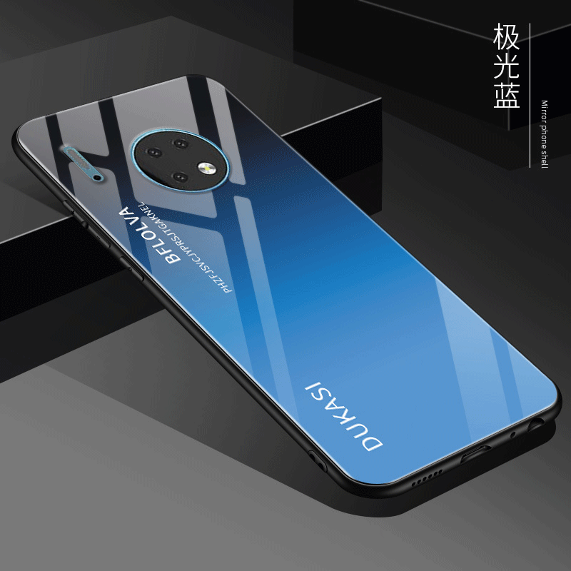 Huawei Mate 30 Pro Skal Spegel Grön Glas Trend Varumärke Mobil Telefon Billiga