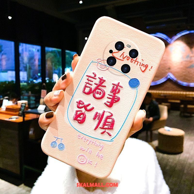 Huawei Mate 40 Pro Skal All Inclusive Rosa Kreativa Skydd Personlighet Billig