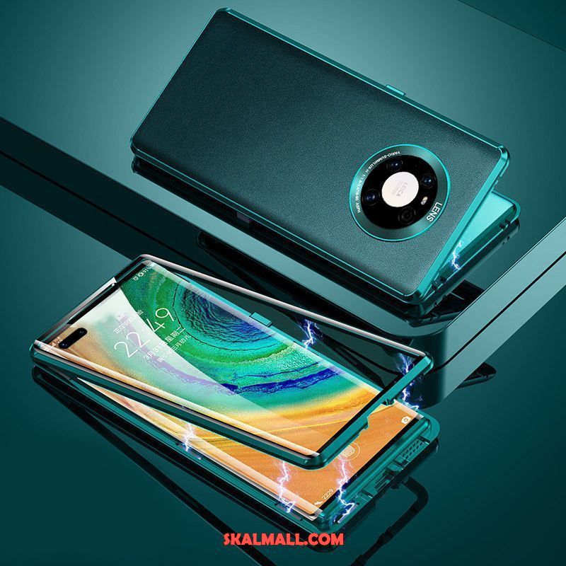 Huawei Mate 40 Pro Skal Reversibel Fallskydd Glas Orange Mobil Telefon Fodral Rea