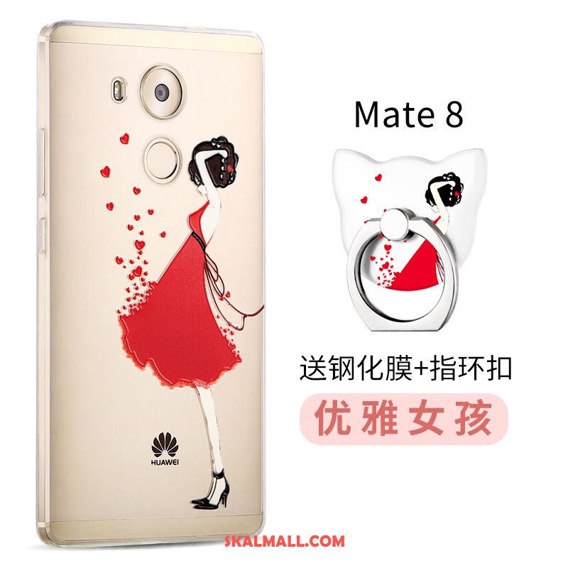 Huawei Mate 8 Skal Trend All Inclusive Skydd Silikon Purpur Fodral På Nätet