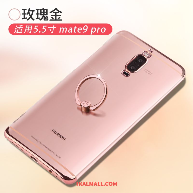 Huawei Mate 9 Pro Skal Transparent Personlighet Fallskydd Silver Enkel Billig