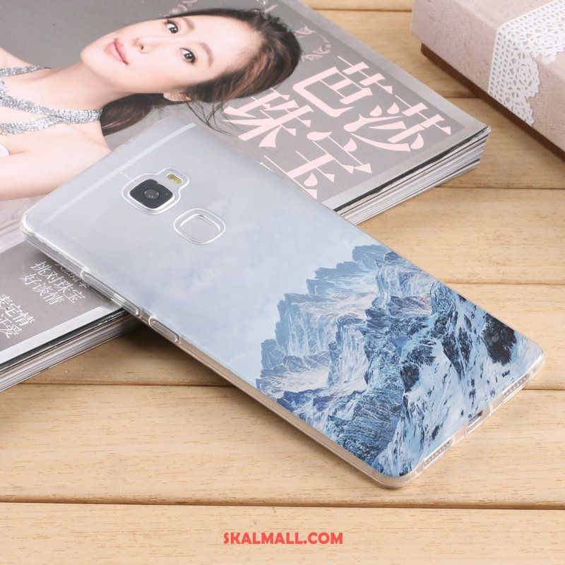 Huawei Mate S Skal Blå Silikon Mjuk Skärmskydd Film Härdning Billigt