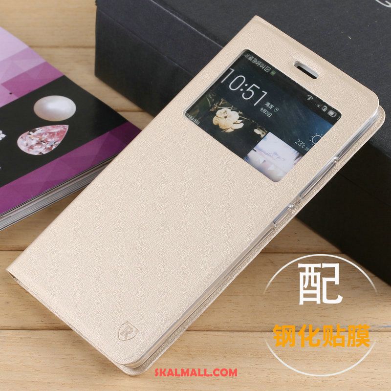 Huawei Mate S Skal Täcka Läderfodral Purpur Casual Mobil Telefon Billigt