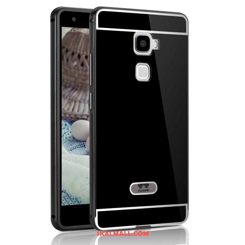 Huawei Mate S Skal Vit Frame Mobil Telefon Metall Lyxiga Rea