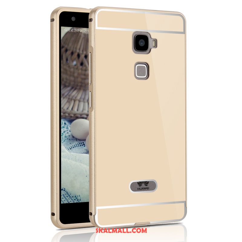 Huawei Mate S Skal Vit Frame Mobil Telefon Metall Lyxiga Rea