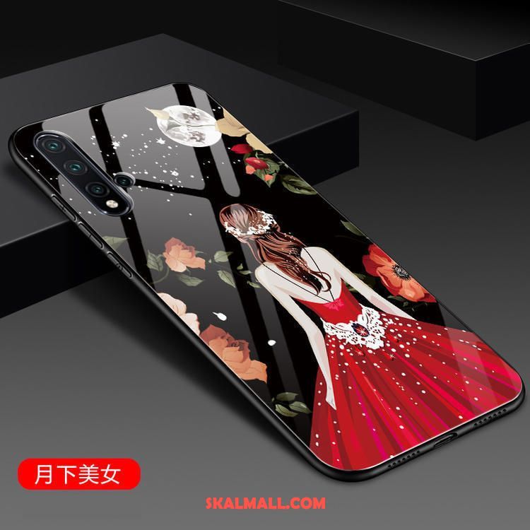 Huawei Nova 5t Skal Trend Glas Silikon Mobil Telefon All Inclusive Fodral Billigt