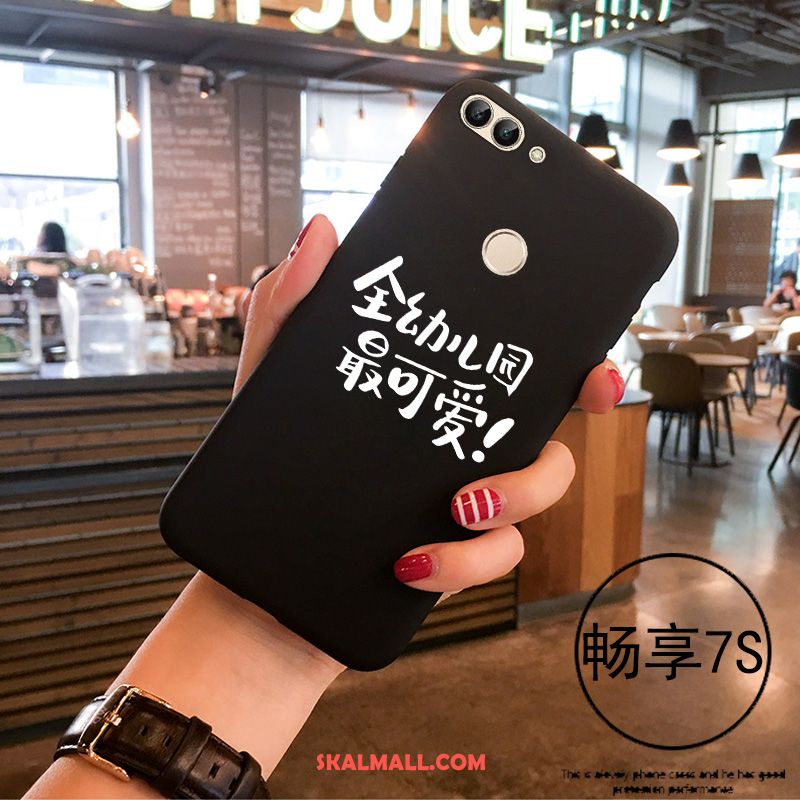 Huawei P Smart Skal Silikon Svart Vit Enkel Mobil Telefon Fodral Till Salu