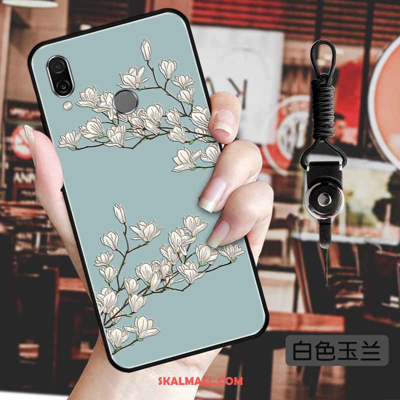 Huawei P Smart Z Skal Mobil Telefon Retro Kinesisk Stil Skydd Mjuk På Rea