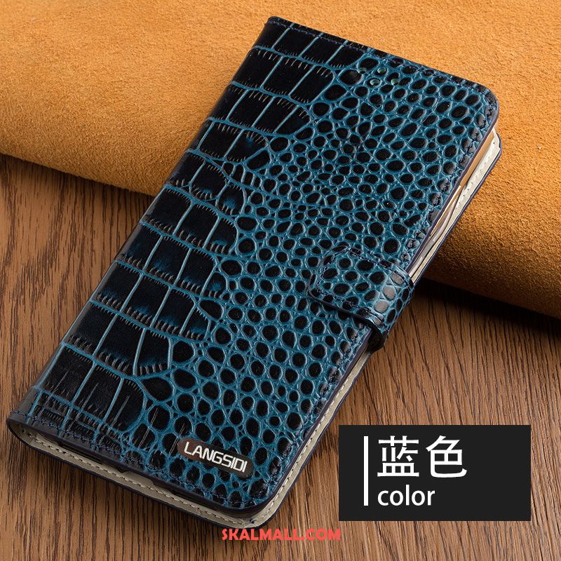 Huawei P10 Lite Skal Äkta Läder Mobil Telefon Hängsmycken Läderfodral Silikon Billigt