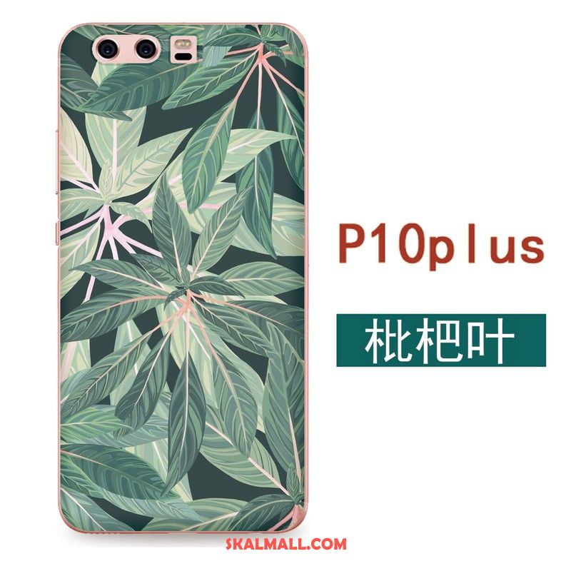 Huawei P10 Plus Skal Hängsmycken Mobil Telefon Blommor Mjuk Konst Billig