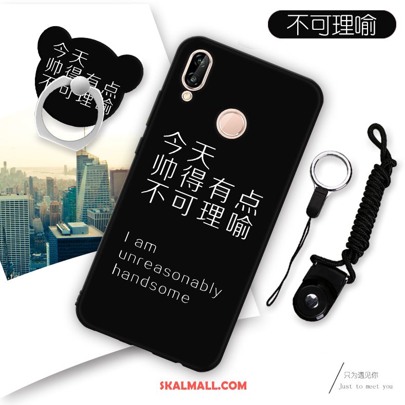 Huawei P20 Lite Skal Mobil Telefon Grön Mjuk Skydd Billigt