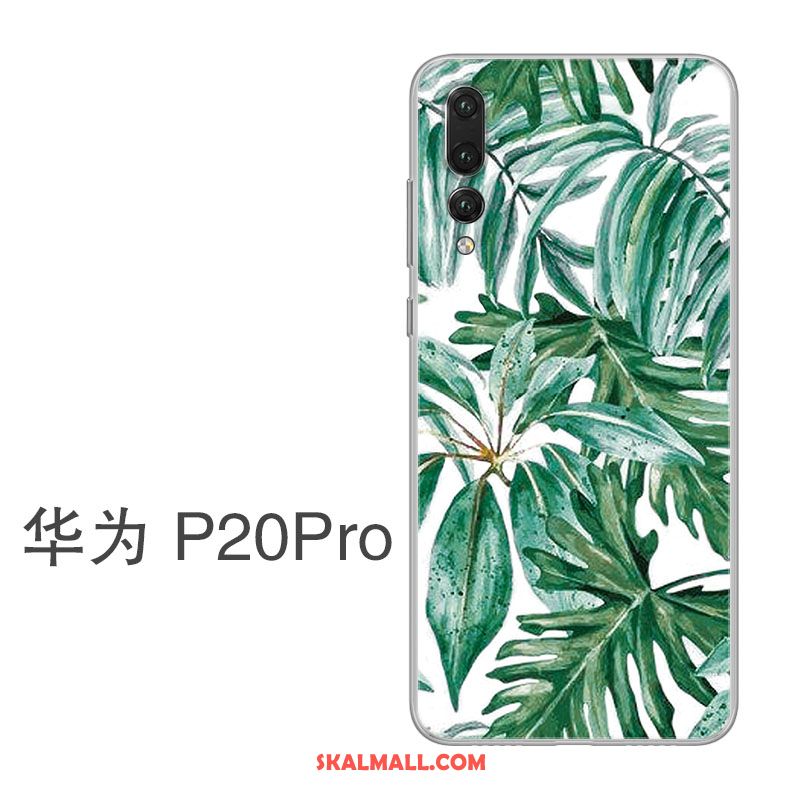 Huawei P20 Pro Skal Fallskydd Hängsmycken Grön Mobil Telefon Trend Fodral Billig
