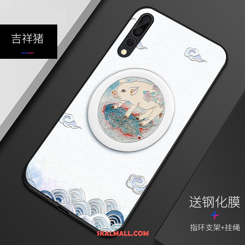 Huawei P20 Pro Skal Tunn Mobil Telefon Mjuk Nubuck Skydd Fodral Rea