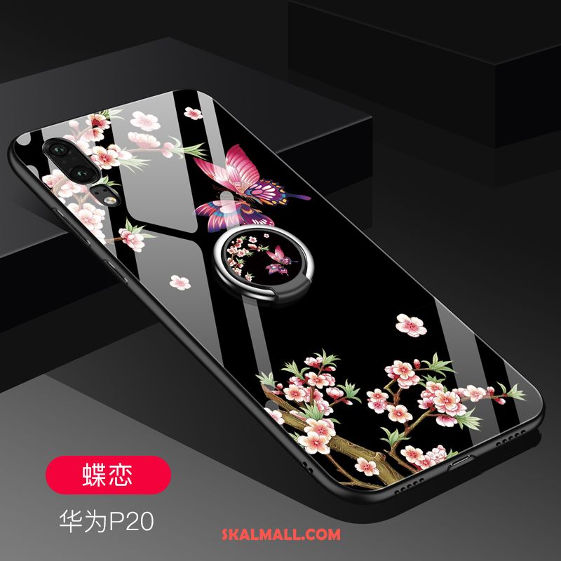 Huawei P20 Skal Glas Mjuk Trend Mobil Telefon Blå Butik