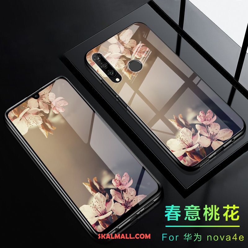 Huawei P30 Lite Skal Lysande Mobil Telefon Nubuck Vacker Svart Fodral Till Salu
