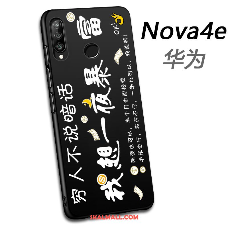 Huawei P30 Lite Skal Vacker Mjuk Skydd Svart Mobil Telefon På Nätet