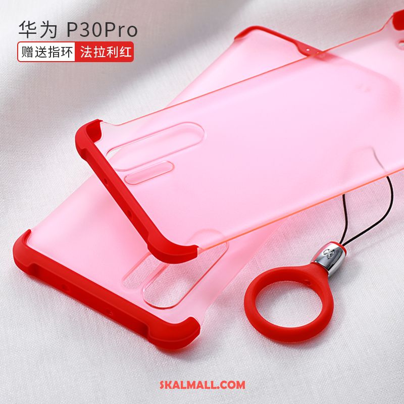 Huawei P30 Pro Skal Mjuk Silikon Nubuck Transparent Net Red Billigt