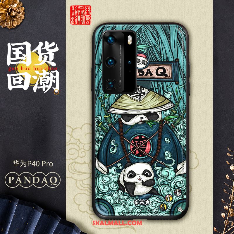 Huawei P40 Pro Skal Fallskydd Färg Par Kinesisk Stil Kreativa Billiga