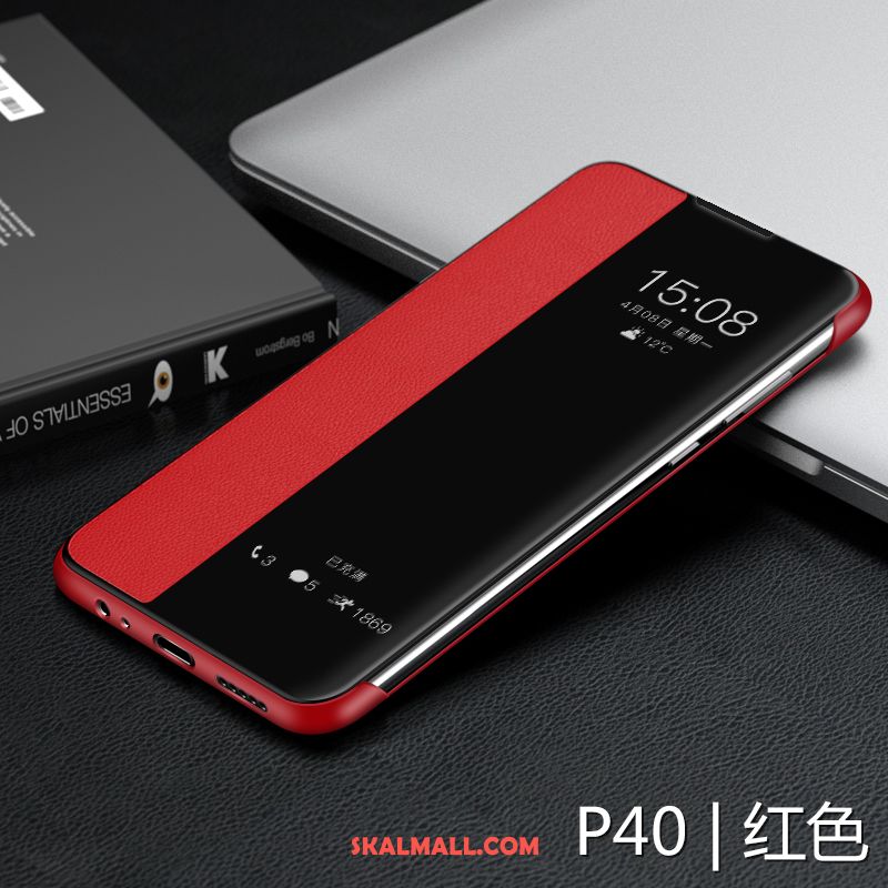 Huawei P40 Skal All Inclusive Läderfodral Skydd Täcka Fallskydd Billigt