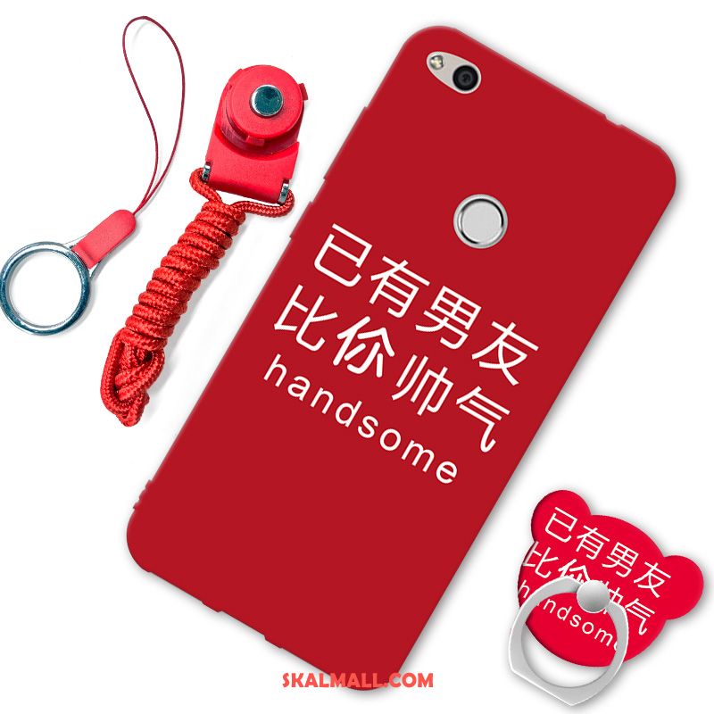 Huawei P8 Lite 2017 Skal Mjuk Målade Silikon Mobil Telefon Röd Billigt