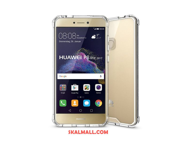 Huawei P8 Lite 2017 Skal Transparent Fallskydd Mobil Telefon Hård All Inclusive Fodral Rabatt